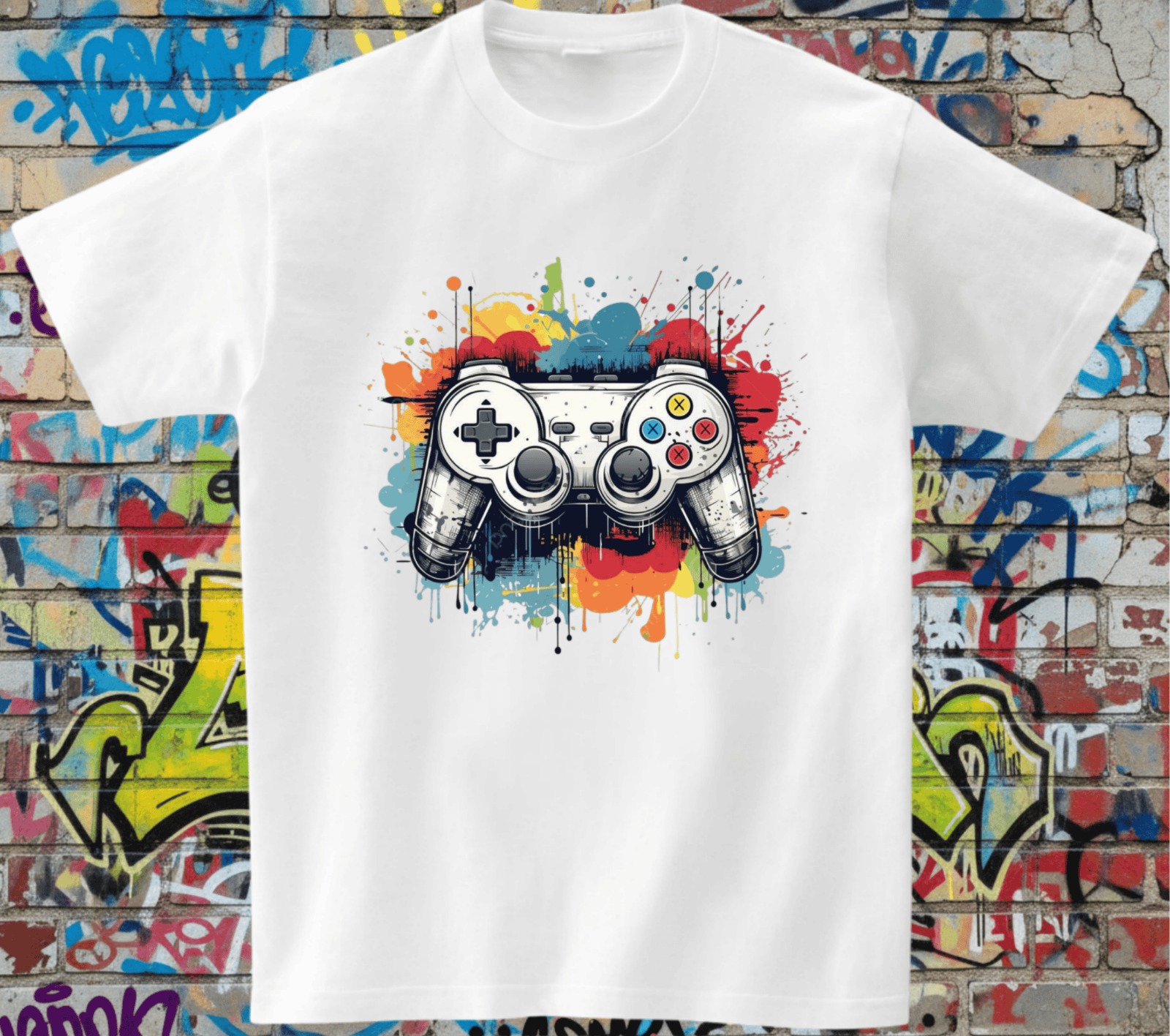 Camiseta Controller Graffiti — Street Core